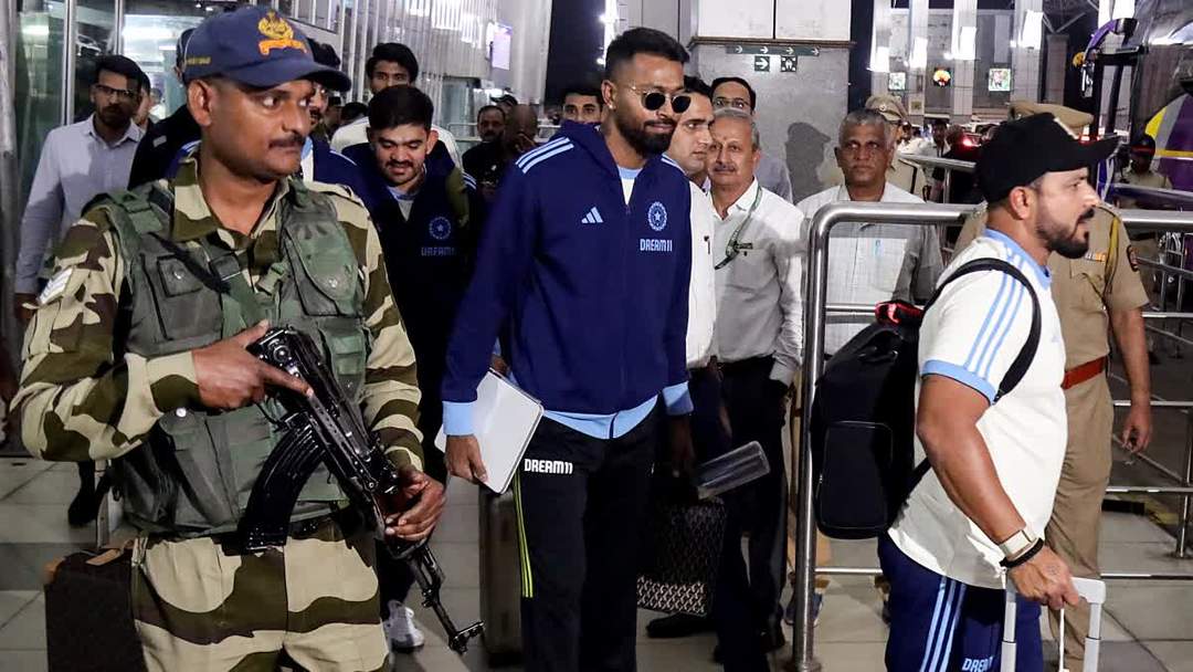 Indian Team Leaves For Dubai 