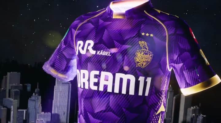 Kolkata Knight Riders' IPL 2025 jersey