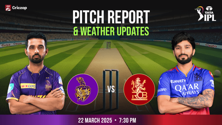 KKR vs RCB IPL 2025 Pitch Report Weather Report 