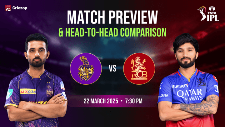 KKR vs RCB Preview & Head To Head Records