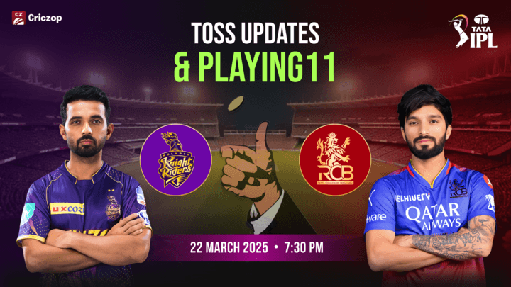 KKR vs RCB Toss updates & Playing XI